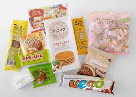 Selection of treats from The Vegan Tuck Box