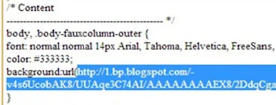 Cara mengganti background blog dengan mudah II