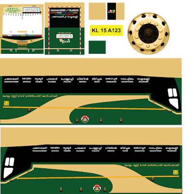 BUSSID : KSRTC Kerala - velankanni bus livery download | Kerala bus livery download | bus simulator indonesia livery