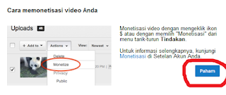 Peninjauan Monetisasi Youtube