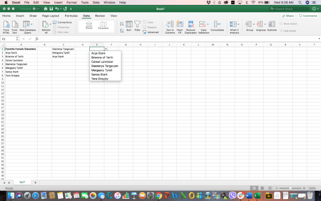 Cara Membuat Daftar Drop-Down di Microsoft Excel