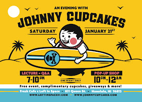 Johnny Cupcakes Hawaii Pop-Up Shop Flyer