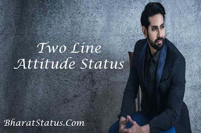 Two line attitude Status in hindi