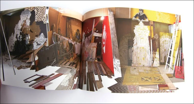 A street art publication featuring the work of New York street artist Swoon.