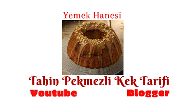  Tahin Pekmezli Kek Tarifi