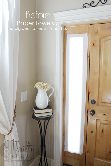 diy frosted sidelights