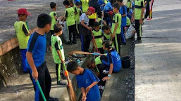 Dikbud Gandeng Guru Dan Siswa se- Kota Benteng Laksanakan Kerja Bakti 