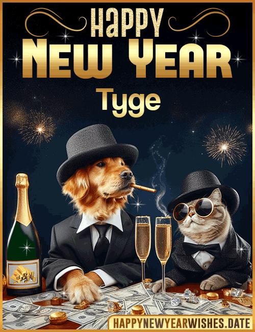 Happy New Year wishes gif Tyge