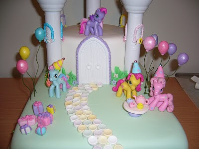 my little pony cake pops. My Little Pony Castle Cake