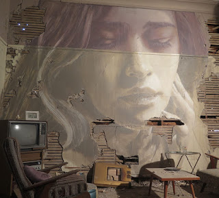 Beautiful graffiti poured at family room by rone