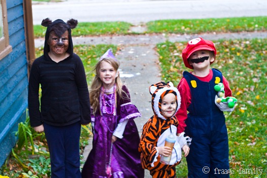 Werewolf, princess, tiger, Mario