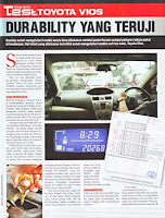 Toyota Vios : Durability Yang Teruji