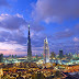 Dubai Amazing Burj Khalifa At Sunset United Arab Emirates HD Desktop Wallpaper