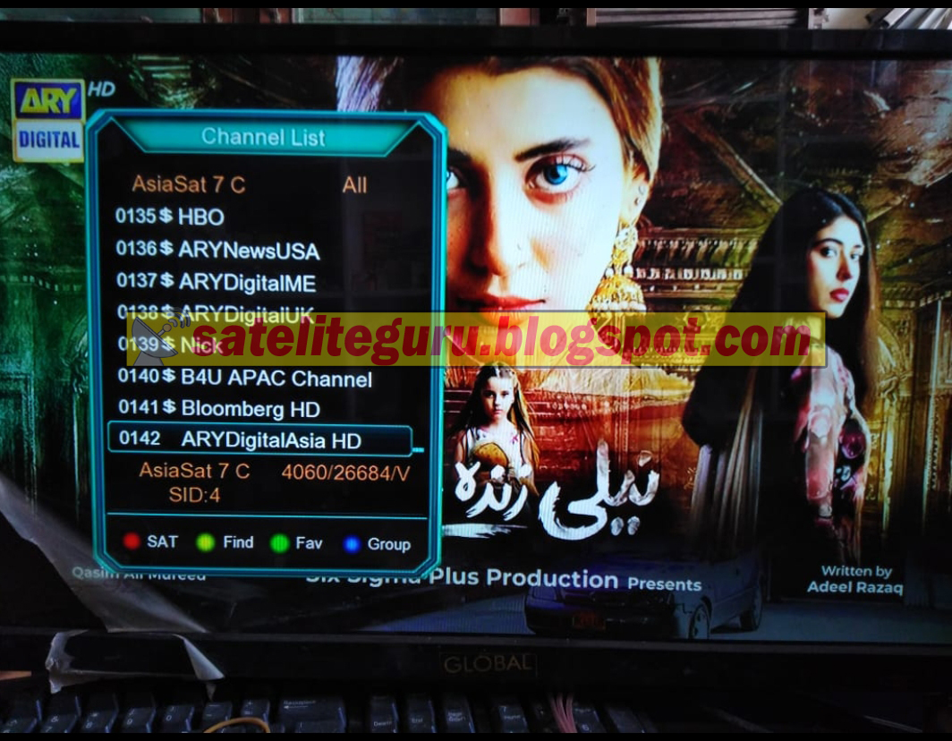 1506G & 1507G NEW SOFTWARE WITH ASIASAT-7 ARY DIGITAL HD WORKING