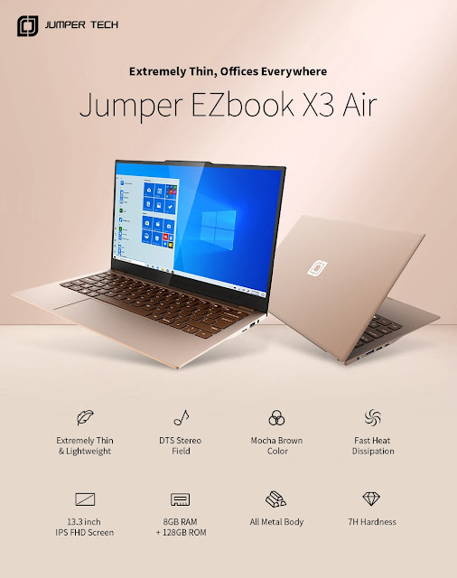 Jumper EZbook X3 Air - Um portátil a pensar na produtividade