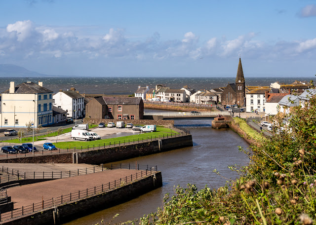 Photo of the River Ellen from Mote Hill, Maryport