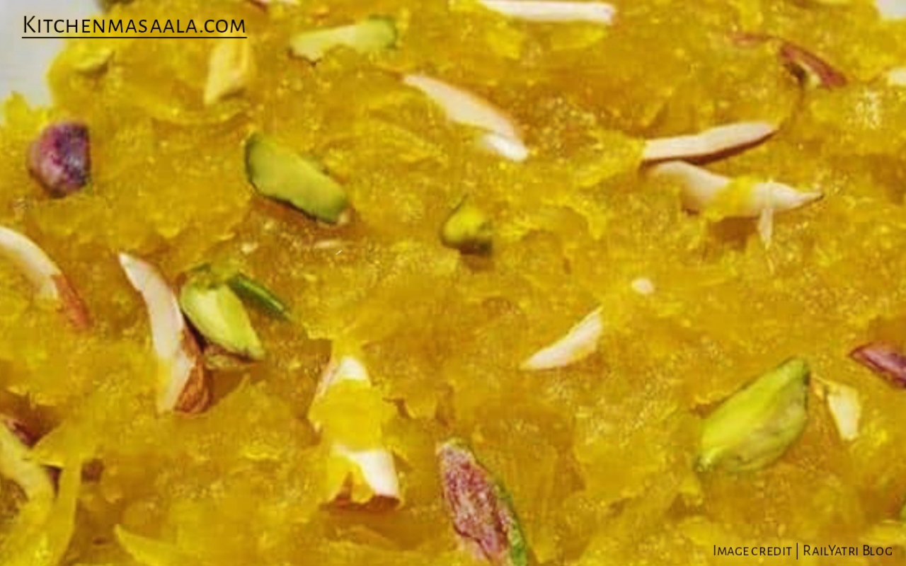 कच्चे पपीते का हलवा रेसिपी || Papaya halwa recipe in Hindi, Papaya halwa image, पपीता हलवा फोटो, kitchenmasaala