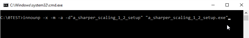 Paste the command