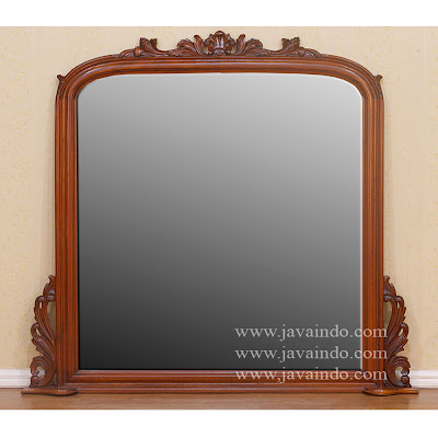 French Furniture Manufacturer: Large Overmantle Mirror 