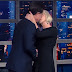 Helen Mirren Surprises Stephen Colbert With a Kiss and Leaves Him Speechless