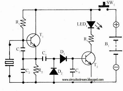 Simple Crystal Tester Circuit Diagram