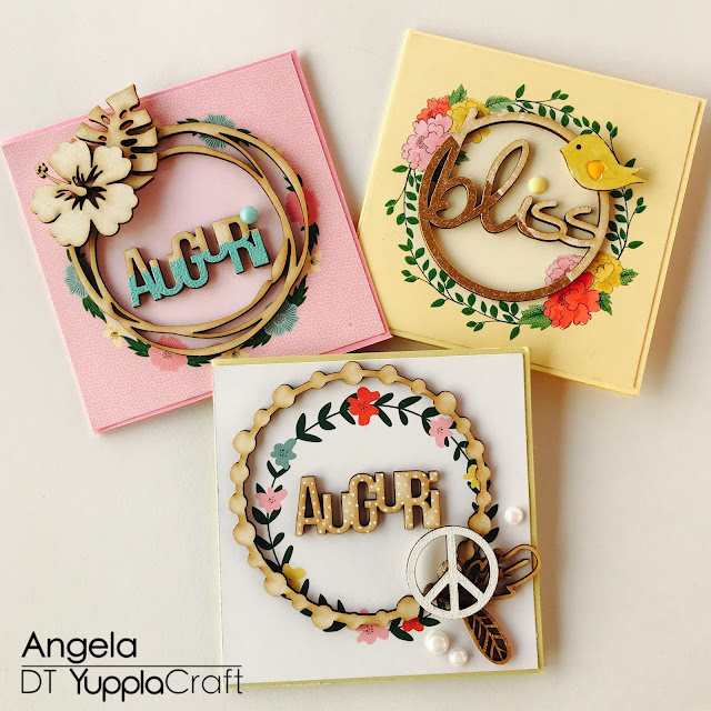 Card Auguri by Angela Tombari per Yuppla Craft DT