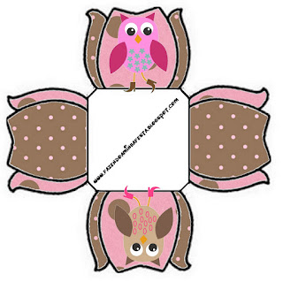 Owls with Boots: Free Printable Quinceanera Boxes.