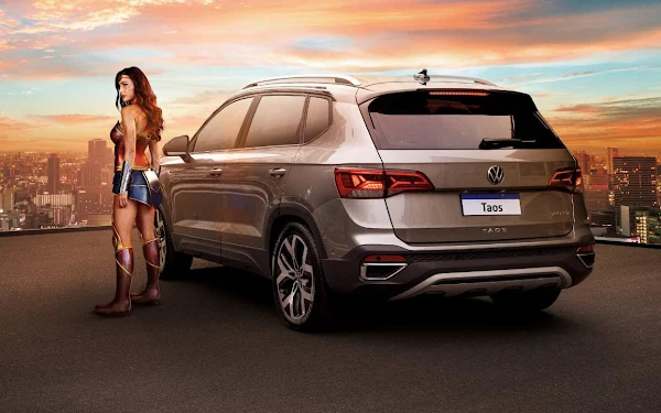 VW Taos 2024 tem nova campanha de TV com Mulher Maravilha