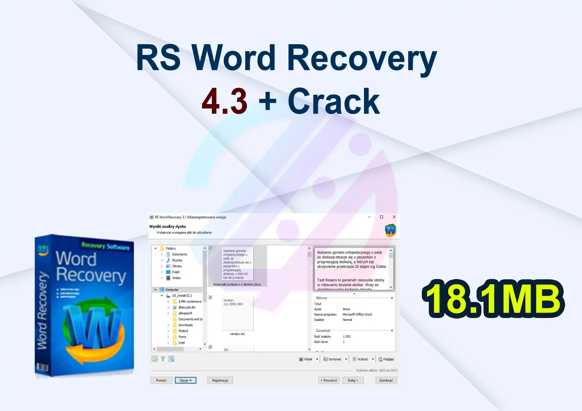 RS Word Recovery 4.3 + Crack