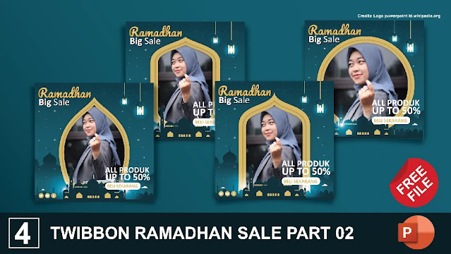 Twibbon PPT Gratis : Download Desain Twibbon Ramadhan Sale Gratis