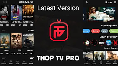 تحميل برنامج ThopTv Pro Apk لمشاهدة الافلام والمسلسلات وقنوات الستلايت