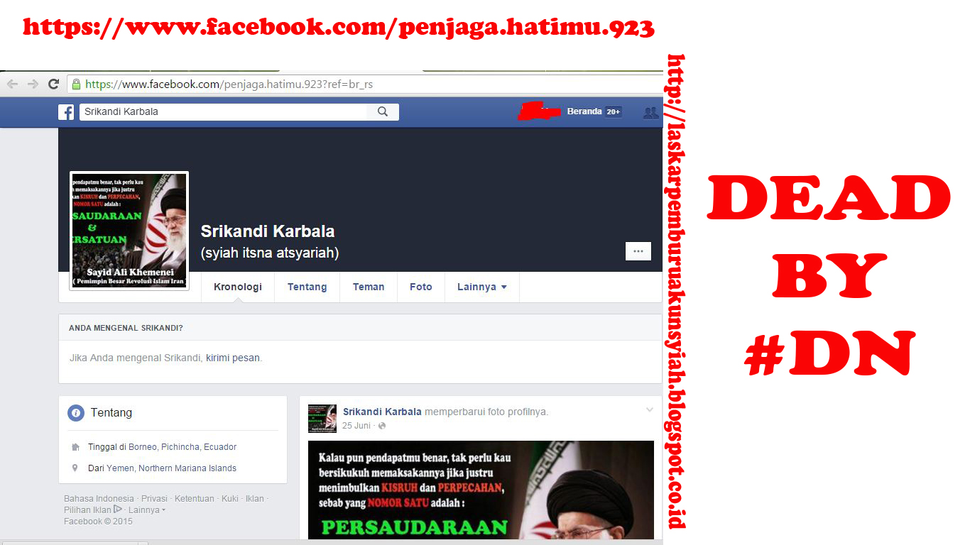 Akun Facebook Syiah 201-210