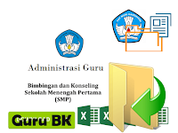 Download Administrasi Guru Bimbingan Konseling Kelas SMP 7 8 dan 9