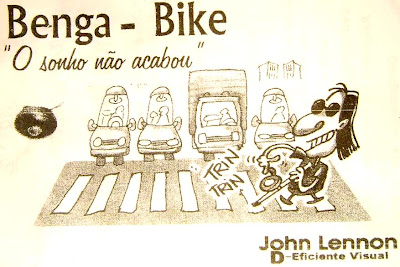 benga bike john lennon são josé dos campos deficiente visual