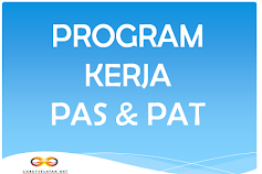 Contoh Program Kerja PAS & PAT (Semester Ganjil/Genap) SD/MI, SMP/MTs, SMA/SMK