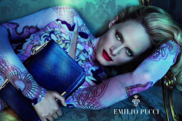 Amber Valletta by Mert and Marcus — Emilio Pucci Fall Winter 2012.13