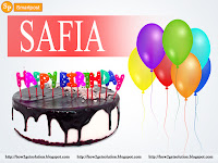 safiya name wallpaper: happy birthday best friend