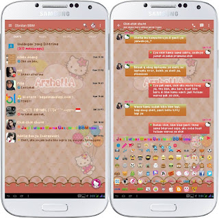 Download BBM Mod Tema Hello Kitty V2.11.0.18 Apk