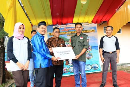 CSR PT.Pertamina DPPU Minangkabau Salurkan Program Pengembangan Maritim Senilai Rp.938 Juta