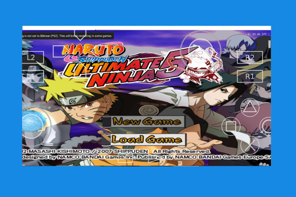 download iso game ps2 Naruto Shippuden Ultimate Ninja 5 - Modul Game