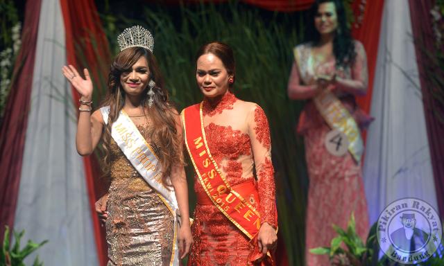 Qie Nabh Tappii pemenang kontes kecantikan waria Indonesia 2016