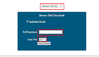 Nu Honours 3rd Year Exam Results 2018