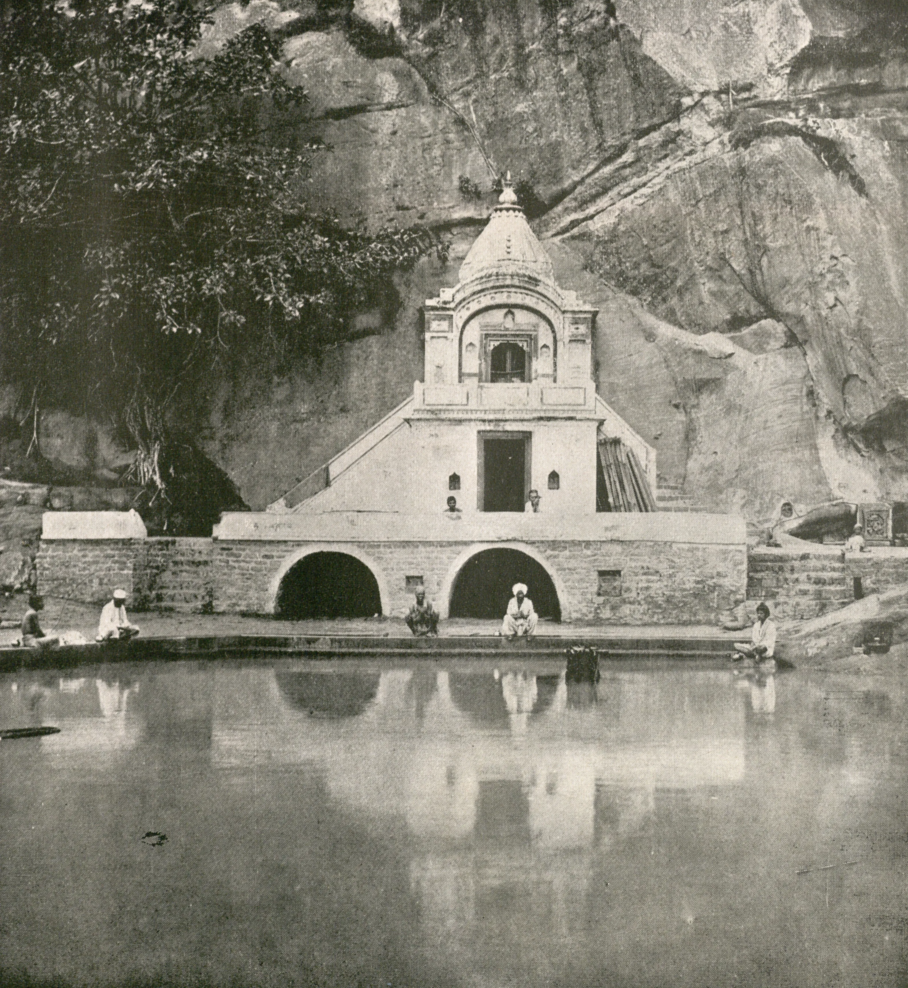 Bhimgoda (Bheemgoda) Tank, Birla Ghat, Haridwar, Uttarakhand, India | Rare & Old Vintage Photos (1896 & 1905)