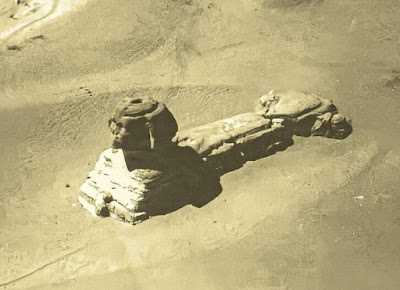 photo of the Sphinx in the late 1800s.