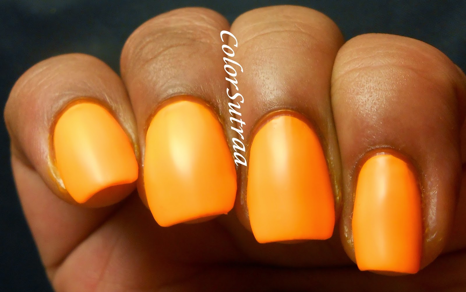 Pin by Hailey on Makeup | Orange acrylic nails, Orange nail designs, Neon  orange nails