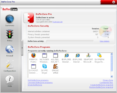 BufferZone Pro Free and Full License Copy Download