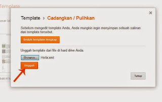 Cara Ganti Template Blog