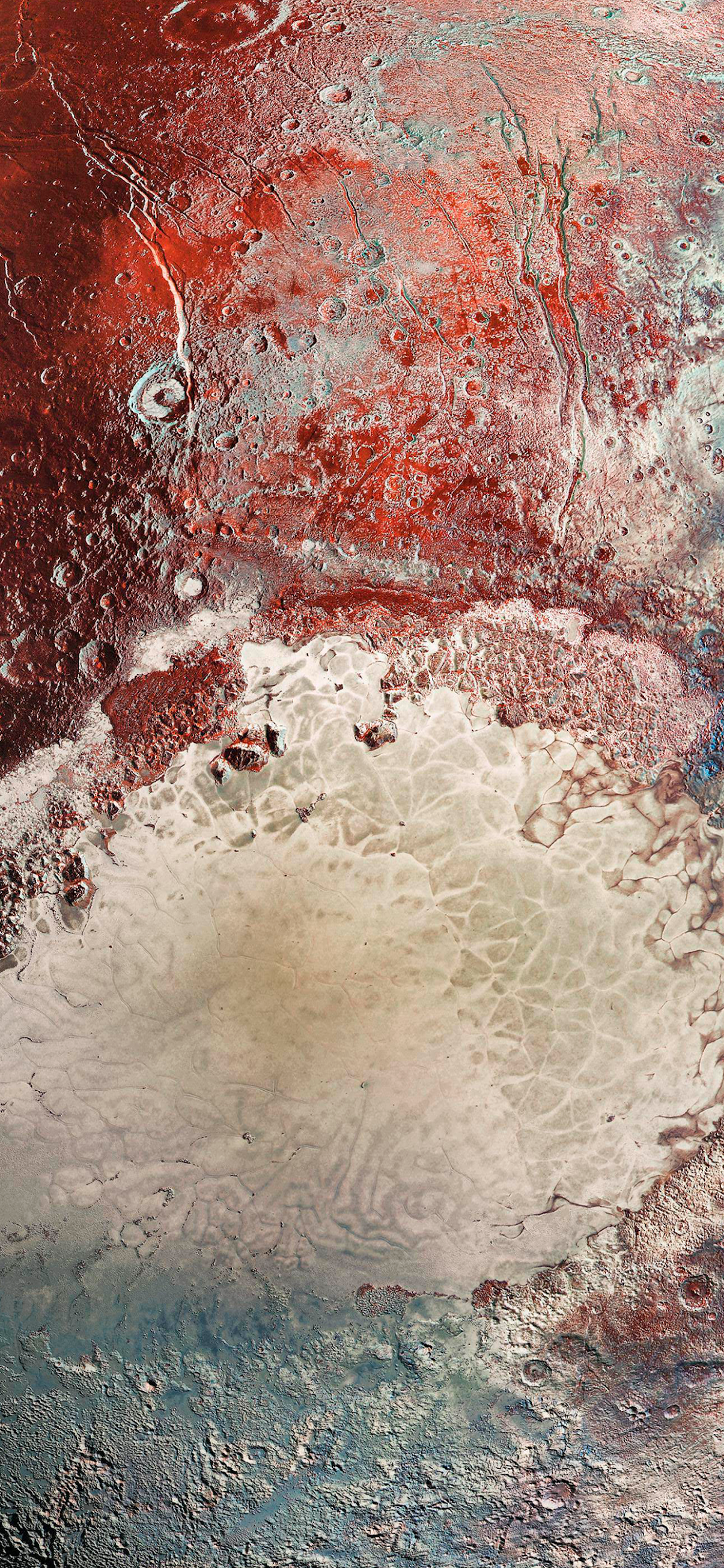 PLUTO SURFACE IMAGE TO USE AS PHONE WALLPAPER