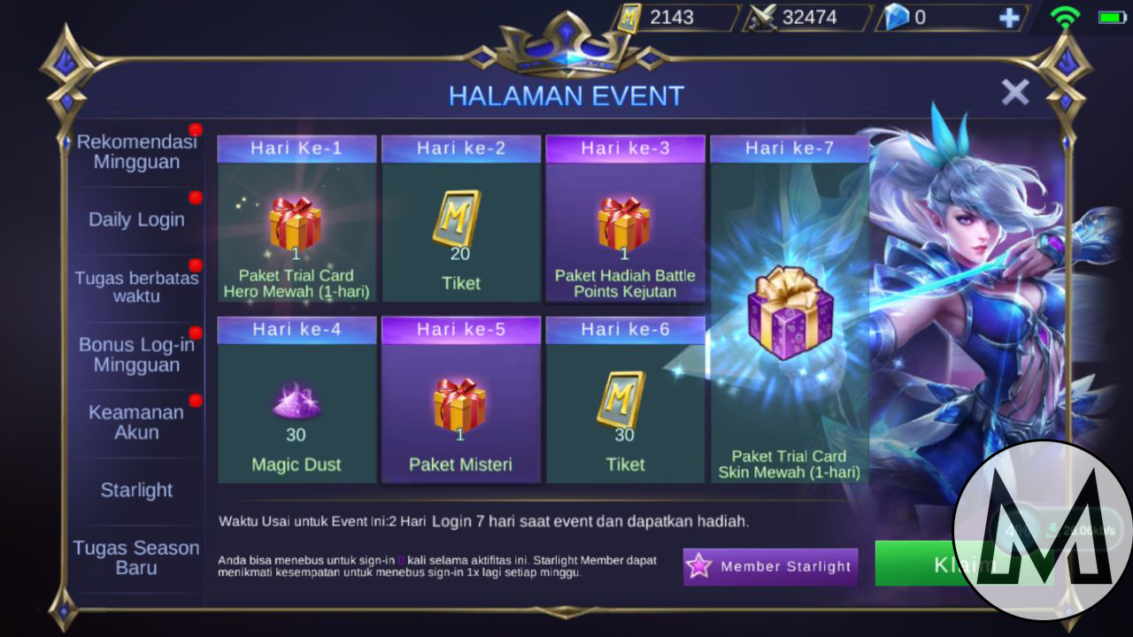 Cara Mendapatkan Skin Legend Mobile Legends MIKROBOX