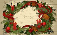 Christmas Wreath HD Wallpapers